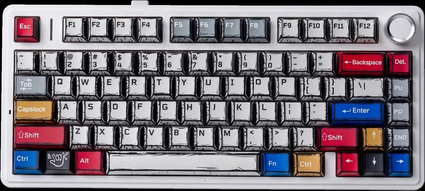 F75 Comic keyboard