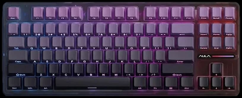 F87 V4 GRADIENT PURPLE keyboard