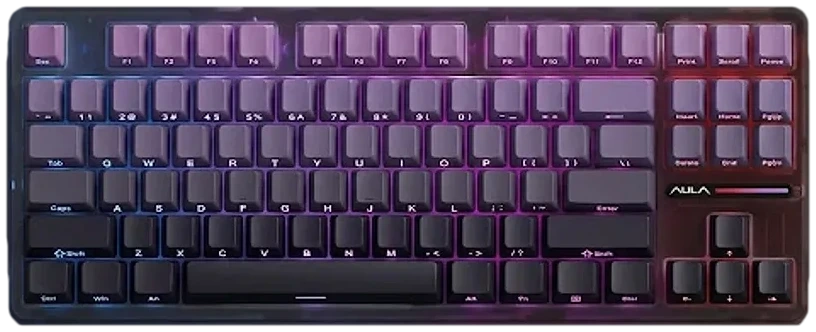 F87 V4 GRADIENT PURPLE keyboard